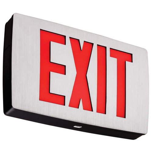 Lithonia Lighting Aluminum LED Exit Sign Wayfair